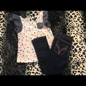 NWOT Limited Too Toddler Girl Outfit